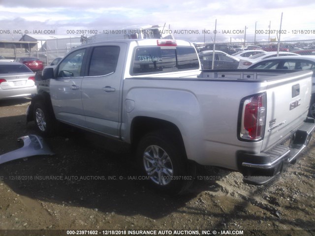 1GTG5CEN7K1105282 - 2019 GMC CANYON SLE SILVER photo 3