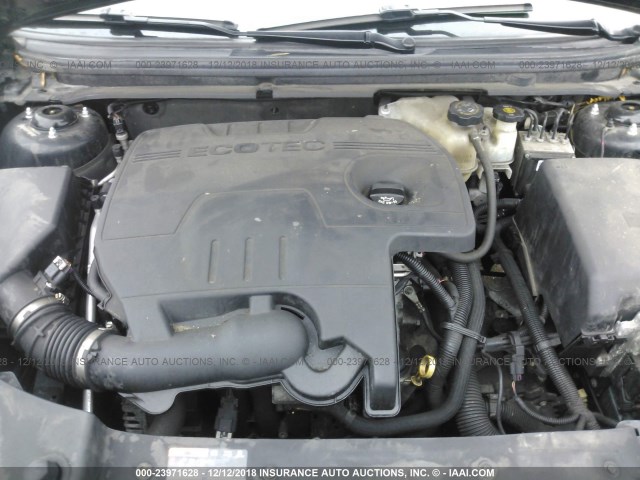 1G1ZC5E04CF242952 - 2012 CHEVROLET MALIBU 1LT BLACK photo 10