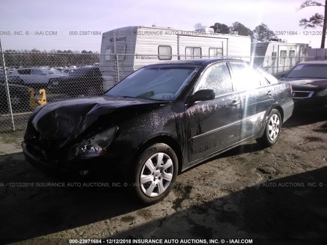 4T1BE32K32U048450 - 2002 TOYOTA CAMRY LE/XLE/SE BLACK photo 2