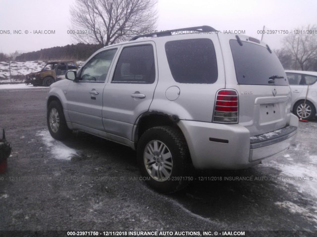 4M2YU91137KJ04445 - 2007 MERCURY MARINER LUXURY SILVER photo 3