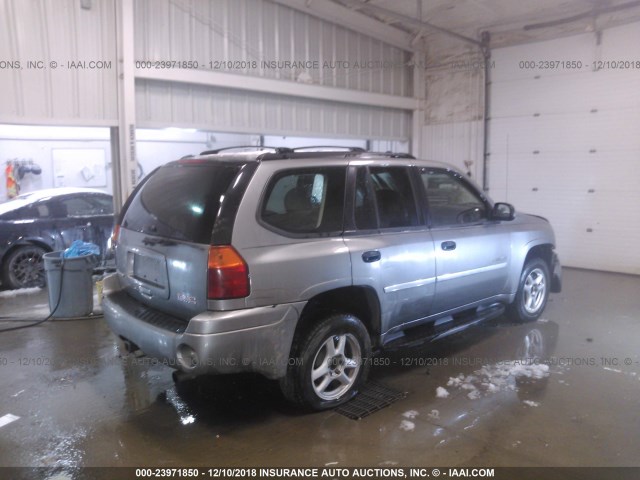 1GKDS13S662352922 - 2006 GMC ENVOY SILVER photo 4