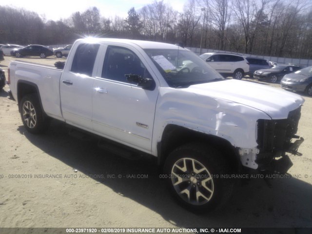 1GTV2VEC2FZ390345 - 2015 GMC SIERRA K1500 SLT WHITE photo 1