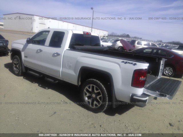 1GTV2VEC2FZ390345 - 2015 GMC SIERRA K1500 SLT WHITE photo 3