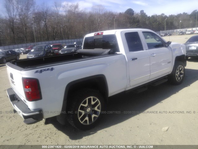 1GTV2VEC2FZ390345 - 2015 GMC SIERRA K1500 SLT WHITE photo 4