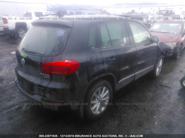 WVGBV3AX9EW546173 - 2014 VOLKSWAGEN TIGUAN S/SE/SEL/R-LINE BLACK photo 4