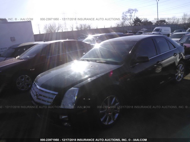 1G6DW677960139884 - 2006 CADILLAC STS BLACK photo 2