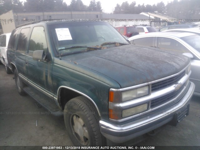 1GNEK13R9WJ304390 - 1998 CHEVROLET TAHOE K1500 GREEN photo 1