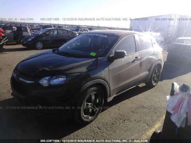 3CZRU6H58GM712031 - 2016 HONDA HR-V EX BLACK photo 2