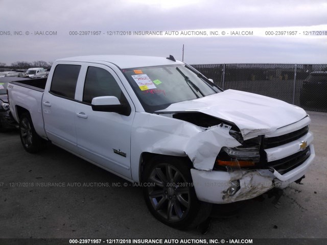 3GCUKREC7HG245744 - 2017 CHEVROLET SILVERADO K1500 LT WHITE photo 1