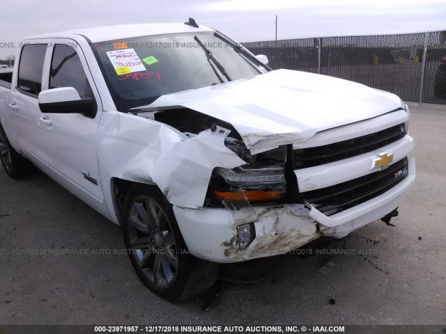 3GCUKREC7HG245744 - 2017 CHEVROLET SILVERADO K1500 LT WHITE photo 6