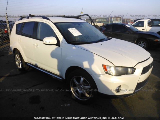 JA4JT4AX6AZ011848 - 2010 MITSUBISHI OUTLANDER XLS WHITE photo 1