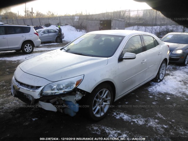 1G11C5SL5EF239928 - 2014 CHEVROLET MALIBU 1LT WHITE photo 2