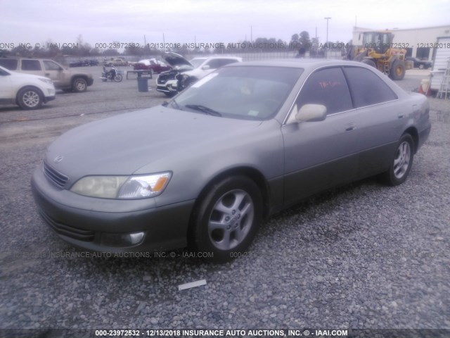 JT8BF28G2Y0266232 - 2000 LEXUS ES 300 GRAY photo 2