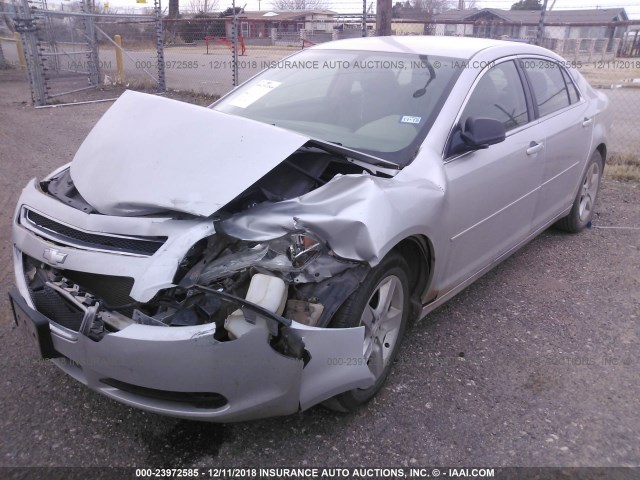 1G1ZB5E04CF187437 - 2012 CHEVROLET MALIBU LS SILVER photo 2