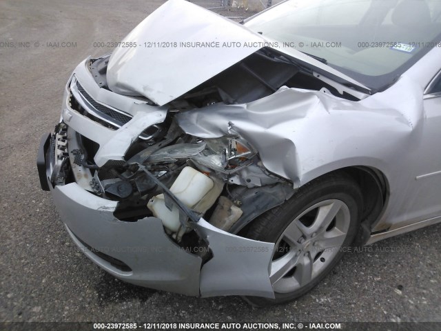 1G1ZB5E04CF187437 - 2012 CHEVROLET MALIBU LS SILVER photo 6
