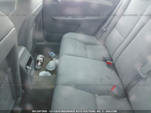 1G1ZB5E04CF187437 - 2012 CHEVROLET MALIBU LS SILVER photo 8