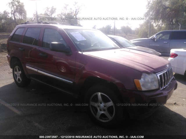 1J4GS48K65C658430 - 2005 JEEP GRAND CHEROKEE LAREDO/COLUMBIA/FREEDOM 红色 照片 1