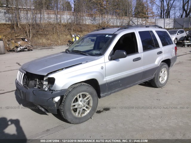 1J4GW48S44C283334 - 2004 JEEP GRAND CHEROKEE LAREDO/COLUMBIA/FREEDOM 银色 照片 2