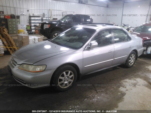 1HGCG66892A151328 - 2002 HONDA ACCORD EX/SE GRAY photo 2