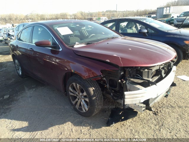 1C3CCCAB4GN116261 - 2016 CHRYSLER 200 LIMITED RED photo 1