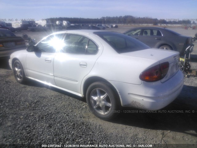 1G3NK52F73C164394 - 2003 OLDSMOBILE ALERO GX WHITE photo 3