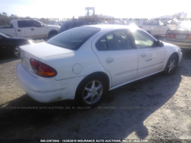 1G3NK52F73C164394 - 2003 OLDSMOBILE ALERO GX WHITE photo 4