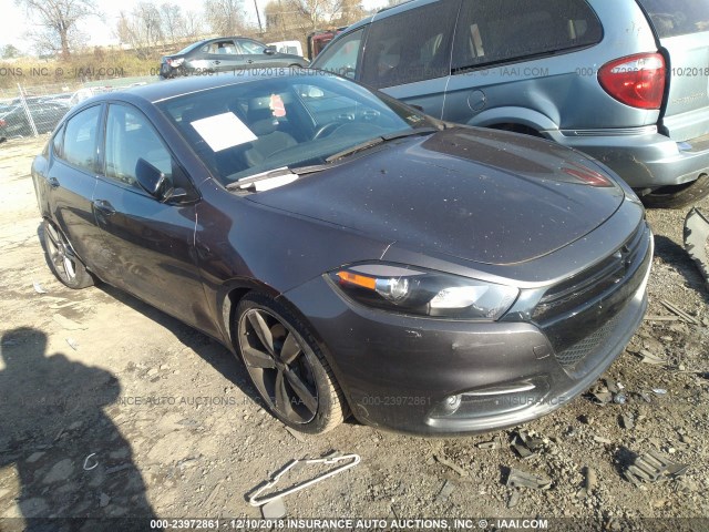 1C3CDFBB5ED906815 - 2014 DODGE DART SXT GRAY photo 1