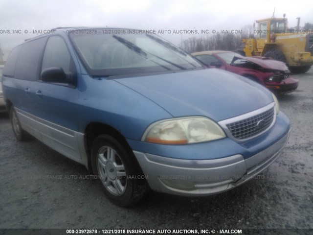 2FMZA53402BB14559 - 2002 FORD WINDSTAR SEL BLUE photo 6