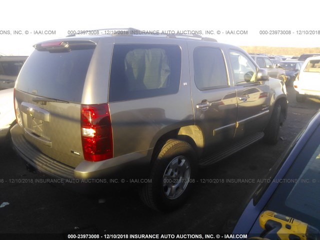 1GNFK13007J270217 - 2007 CHEVROLET TAHOE K1500 GRAY photo 4