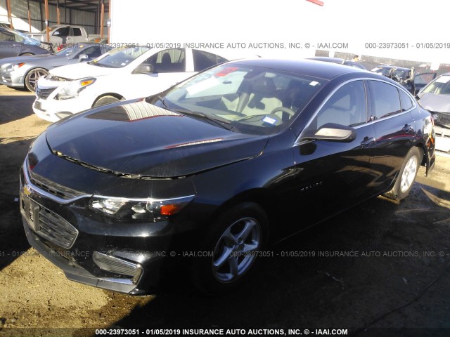 1G1ZB5ST9GF190807 - 2016 CHEVROLET MALIBU LS 黑色 照片 2