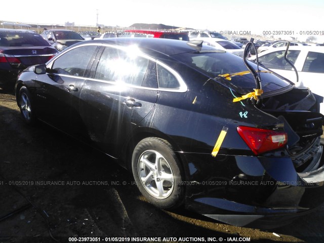 1G1ZB5ST9GF190807 - 2016 CHEVROLET MALIBU LS 黑色 照片 3