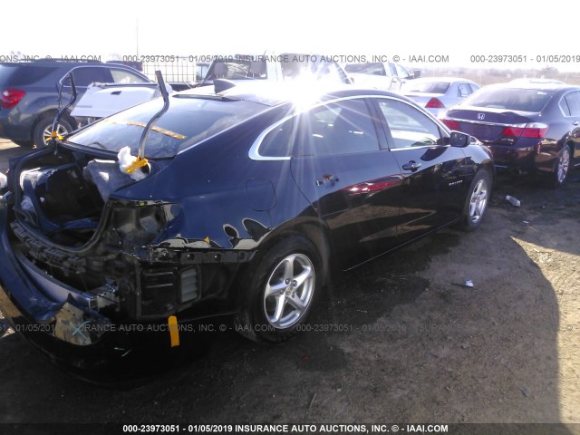 1G1ZB5ST9GF190807 - 2016 CHEVROLET MALIBU LS 黑色 照片 4