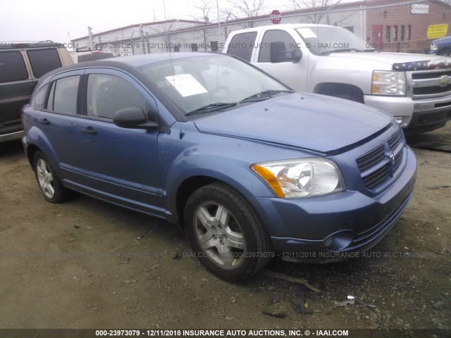 1B3HB48B07D102347 - 2007 DODGE CALIBER SXT BLUE photo 1