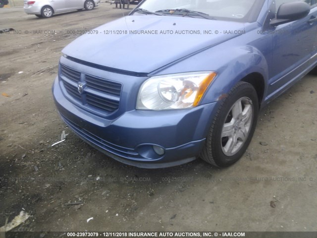 1B3HB48B07D102347 - 2007 DODGE CALIBER SXT BLUE photo 6