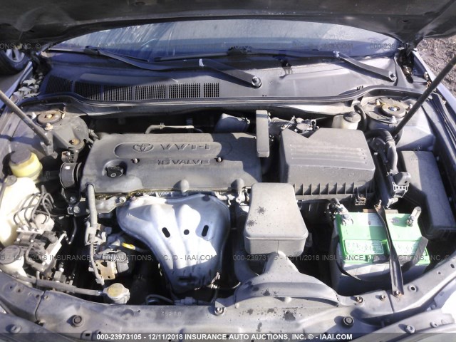 4T1BE46K28U201523 - 2008 TOYOTA CAMRY CE/LE/XLE/SE GRAY photo 10