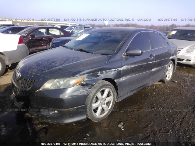 4T1BE46K28U201523 - 2008 TOYOTA CAMRY CE/LE/XLE/SE GRAY photo 2