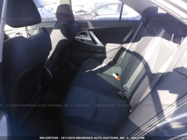 4T1BE46K28U201523 - 2008 TOYOTA CAMRY CE/LE/XLE/SE GRAY photo 8