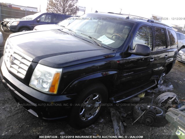 1GYEK63N33R194866 - 2003 CADILLAC ESCALADE LUXURY BLACK photo 2