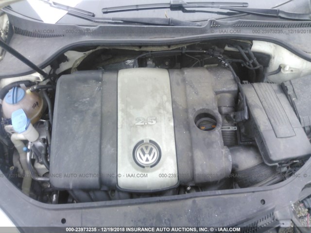 3VWRM71K08M070401 - 2008 VOLKSWAGEN JETTA SE/SEL WHITE photo 10