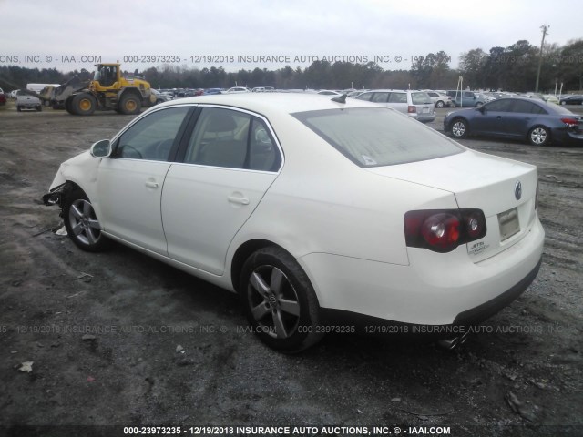 3VWRM71K08M070401 - 2008 VOLKSWAGEN JETTA SE/SEL WHITE photo 3