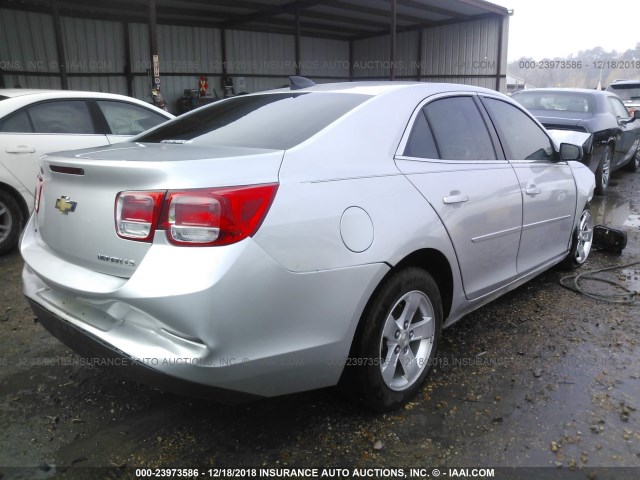 1G11B5SL7FF286446 - 2015 CHEVROLET MALIBU LS 银色 照片 4