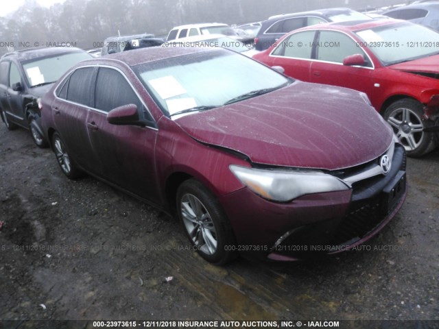 4T1BF1FK6GU588281 - 2016 TOYOTA CAMRY LE/XLE/SE/XSE წითელი ფოტო 1