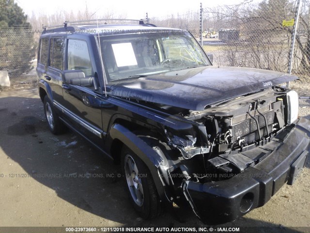 1J4RG4GK0AC115645 - 2010 JEEP COMMANDER SPORT BLACK photo 1