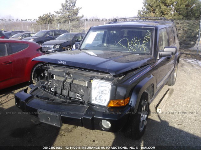 1J4RG4GK0AC115645 - 2010 JEEP COMMANDER SPORT Schwarz Foto 2