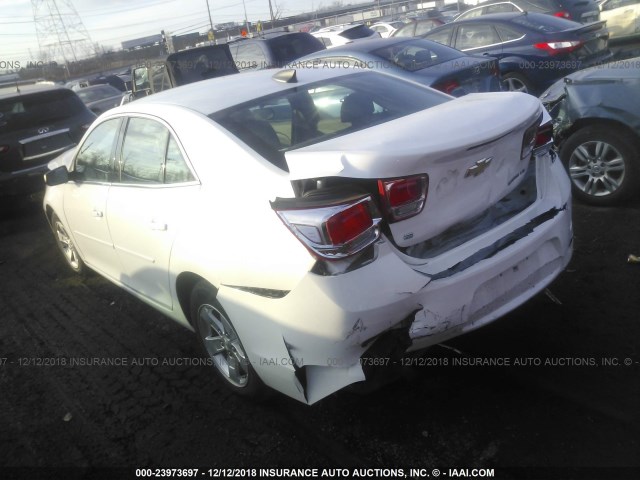 1G11B5SL1FF283834 - 2015 CHEVROLET MALIBU LS Ақ фото 3