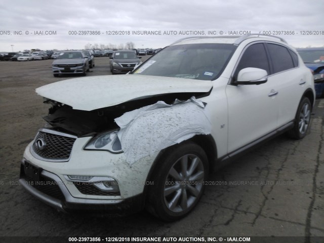 JN1BJ0RPXHM383443 - 2017 INFINITI QX50 WHITE photo 2