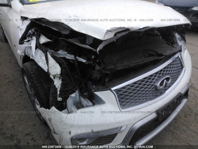 JN1BJ0RPXHM383443 - 2017 INFINITI QX50 WHITE photo 6