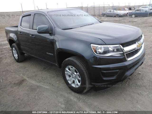 1GCGSCEA3J1118504 - 2018 CHEVROLET COLORADO LT GRAY photo 1