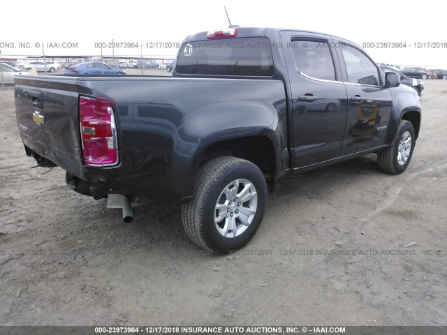 1GCGSCEA3J1118504 - 2018 CHEVROLET COLORADO LT GRAY photo 4