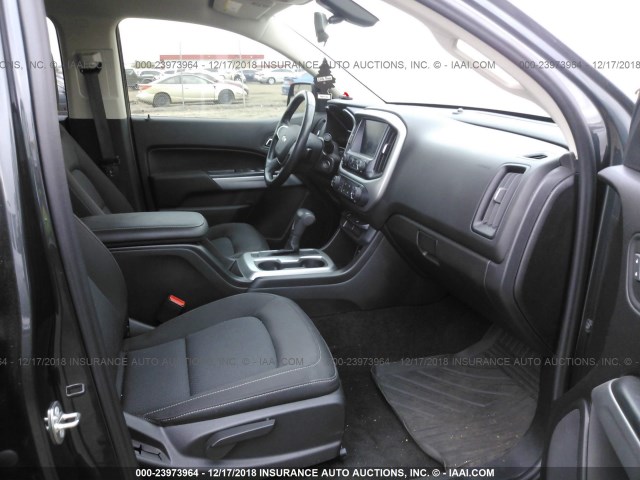 1GCGSCEA3J1118504 - 2018 CHEVROLET COLORADO LT GRAY photo 5